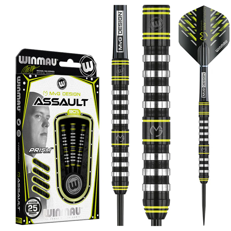 WINMAU MVG Assault 90% Tungsten Michael Van Gerwen Darts - Image 15