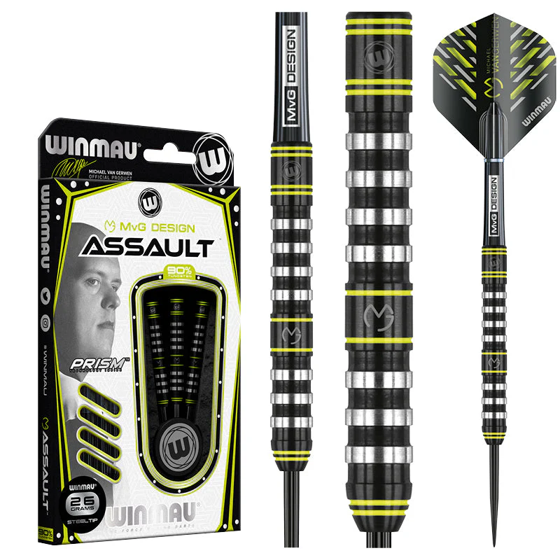 WINMAU MVG Assault 90% Tungsten Michael Van Gerwen Darts - Image 17
