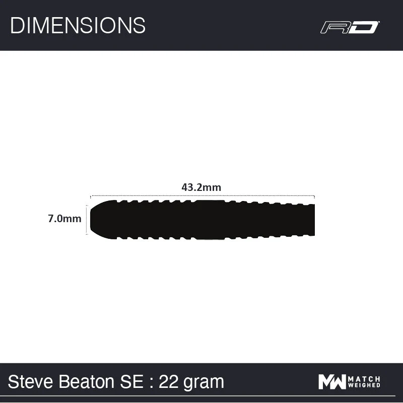 Winmau Steve Beaton Special Edition 90% Tungsten Darts - Image 3