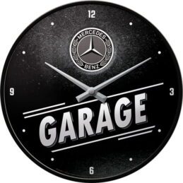 Mercedes Benz Garage Old School Retro Wall Clock Man Cave
