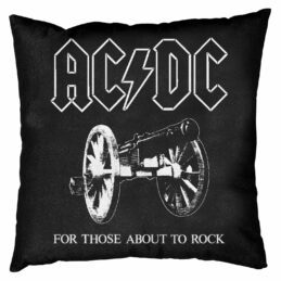 ACDC About To Rock Cannon Cushion Pillow