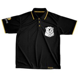 Bundaberg Rum Bundy Bear Pocket Bear Men's Polo Tee T-Shirt Black