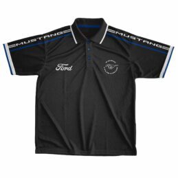 Ford Mustang Signature Polo Black T Shirt