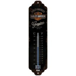 Harley Davidson Genuine Thermometer Man Cave Tin Sign Temperature Gauge