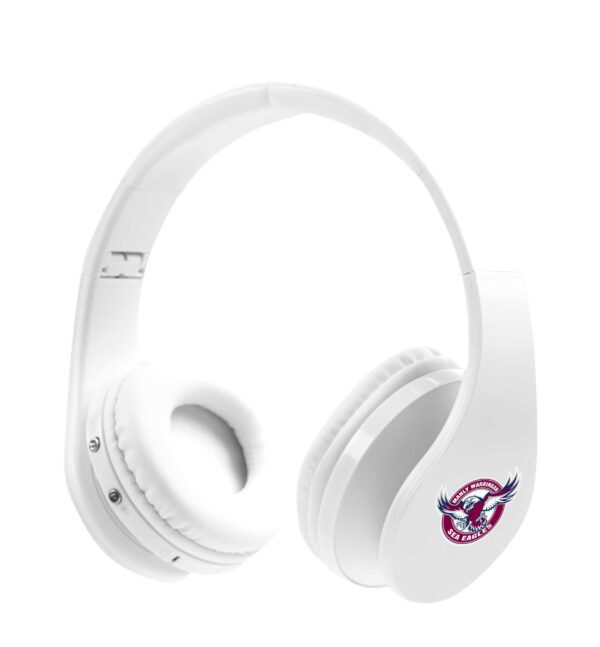Manly Warringah Sea Eagles NRL Foldable Bluetooth Stereo Headphones