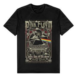 Pink Floyd Band Live at the Rainbow Theatre Black Tee T-Shirt