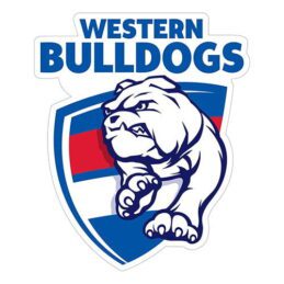 Western Bulldogs AFL LOGO Car School Books Sticker Decal