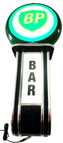 Massive BP Petrol Fuel Gas BAR Wall Sign Led Lighting Light