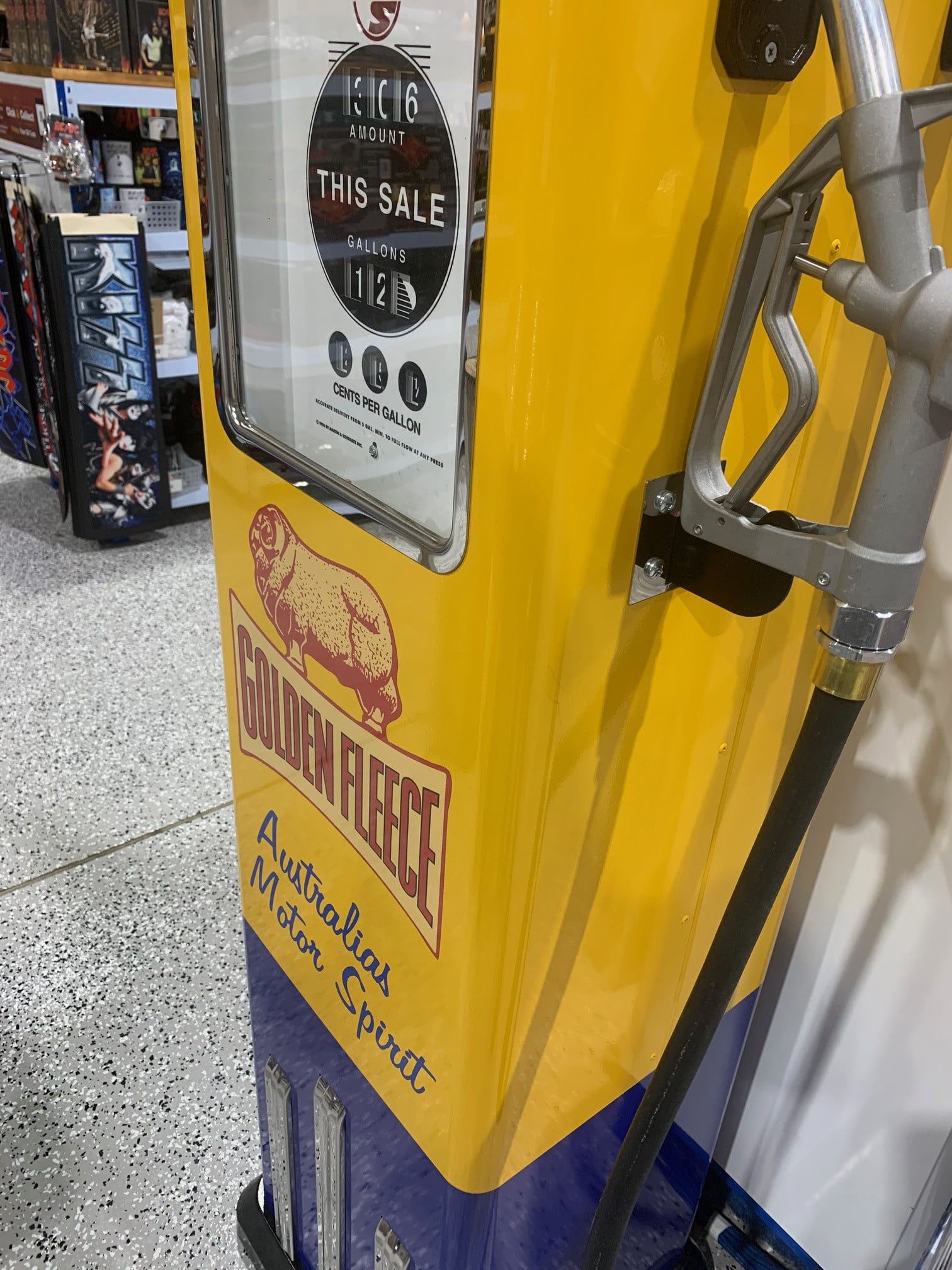 Quality Golden Fleece Custom Made Fuel Petrol Pump Bowser Full Size Hand Made 3 Quality Golden Fleece Custom Made Fuel Petrol Pump Bowser Full Size Hand Made - Image 3