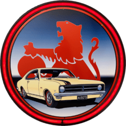LARGE Holden Monaro GTS Bar Garage Wall Light Sign RED Neon
