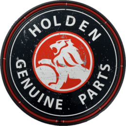LARGE Holden Genuine Parts Garage Auto RED Neon Wall Light Sign