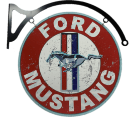 MASSIVE Ford Mustang Pony Metal Bar Wall Sign Man Cave Shed Garage Workshop