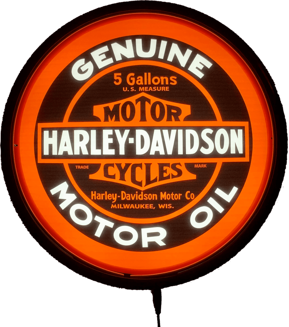 Harley Davidson Motor Oil LED Bar Lighting Wall Sign Light Button 5 Harley Davidson Motor Oil LED Bar Lighting Wall Sign Light Button - Image 5