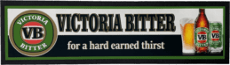 VB Victoria Bitter for a hard earned thirst Beer Bar Runner Mat
