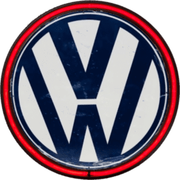 LARGE Volkswagon VW Bar Garage Wall Light Sign RED Neon