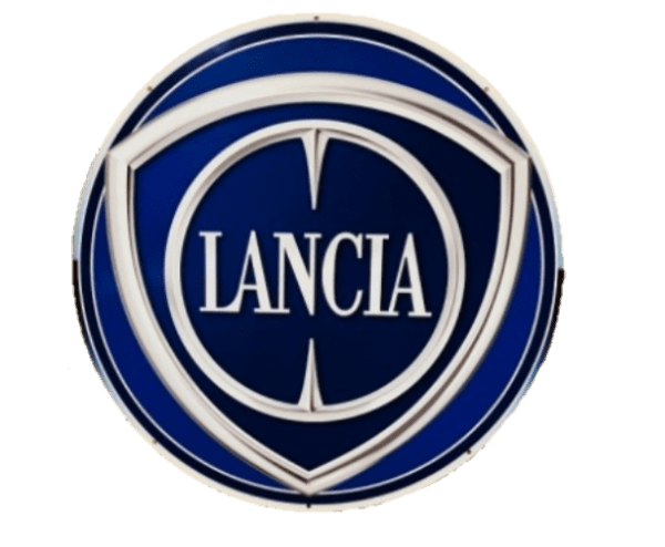 LARGE LANCIA Metal Bar Sign Round Single Sided 560mm