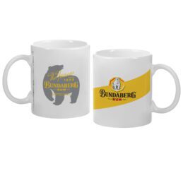 2525 Bundy Bundaberg Rum Bear White Coffee Mug Cup