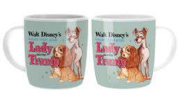 Disney Lady and Tramp Classic 400mL Barrel Coffee Mug Cup
