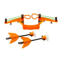 ZING Outdoor Sports Air Storm Zano Bow Suction cup Arrows and Target ORANGE