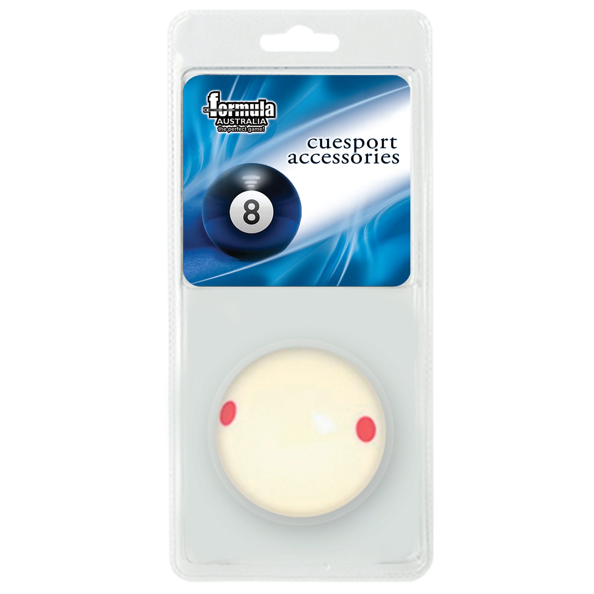 Measle White Pool Snooker Billiard Table Cue Ball 2" inch Red Spot Blister 1 Measle White Pool Snooker Billiard Table Cue Ball 2" inch Red Spot Blister