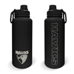 Hawthorn Hawks AFL Stainless Steel Double Walled Water Drink Bottle