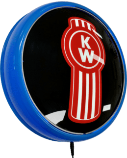 Kenworth KW Semi Trailer LED Bar Lighting Wall Sign Light Button Light Blue