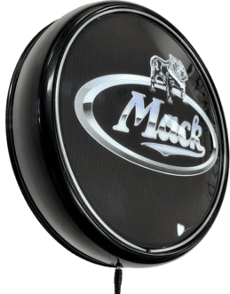 Mack Truck Semi Trailer LED Bar Lighting Wall Sign Light Button Black