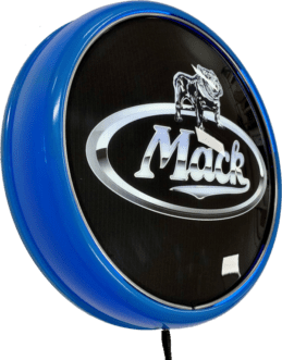 Mack Truck Semi Trailer LED Bar Lighting Wall Sign Light Button Light Blue
