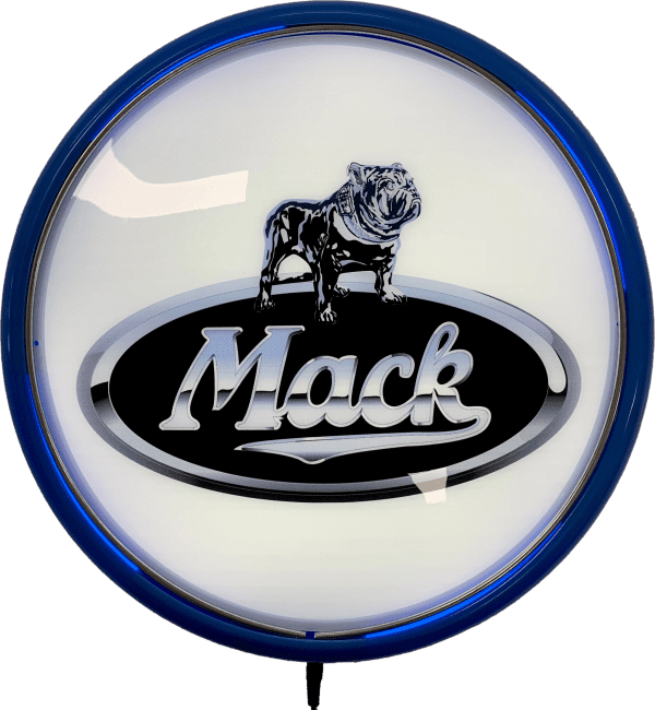 Mack Truck Semi Trailer LED Bar Lighting Wall Sign Light Button White/Light Blue 2 Mack Truck Semi Trailer LED Bar Lighting Wall Sign Light Button White/Light Blue - Image 2