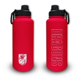 St George Illawarra Dragons NRL Stainless Steel Double Walled Water Drink Bottle