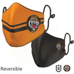 Balmain Tigers Limited Edition NRL Large Adult Reversible Washable Face Mask
