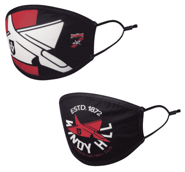 Essendon Bombers AFL 2 Pack Adult Washable Face Mask