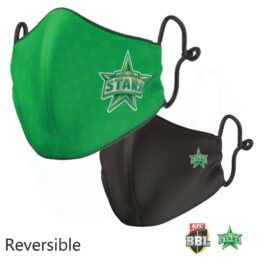 Melbourne Stars BBL Large Adult Reversible Washable Face Mask