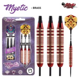 SHOT DARTS Mystic Red Brass Barrel Darts 23 Gram