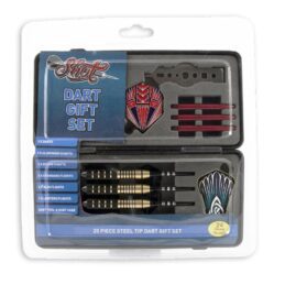 SHOT DARTS Gift Set Stainless Steel Tips Brass Barrel Darts 22 Gram or 24 Gram