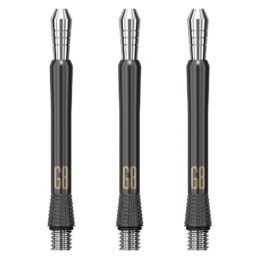 Target Darts Phil Taylor Gen 8 Black Titanium Dart Shafts Stems