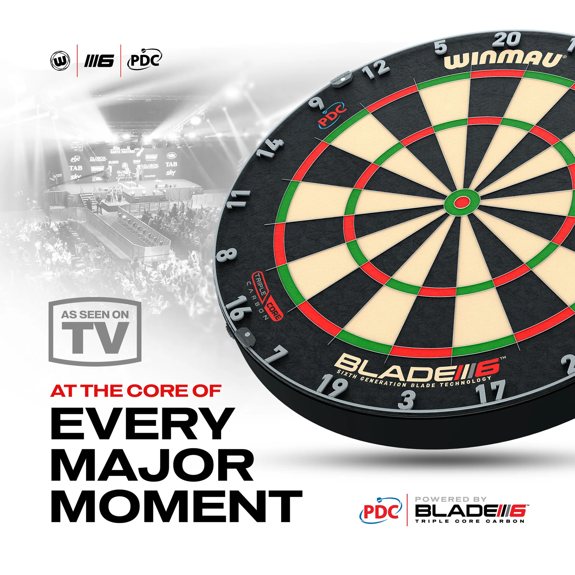 Professional Level Winmau Blade 6 TRIPLE CORE Dartboard THE BEST 7 Professional Level Winmau Blade 6 TRIPLE CORE Dartboard THE BEST - Image 7