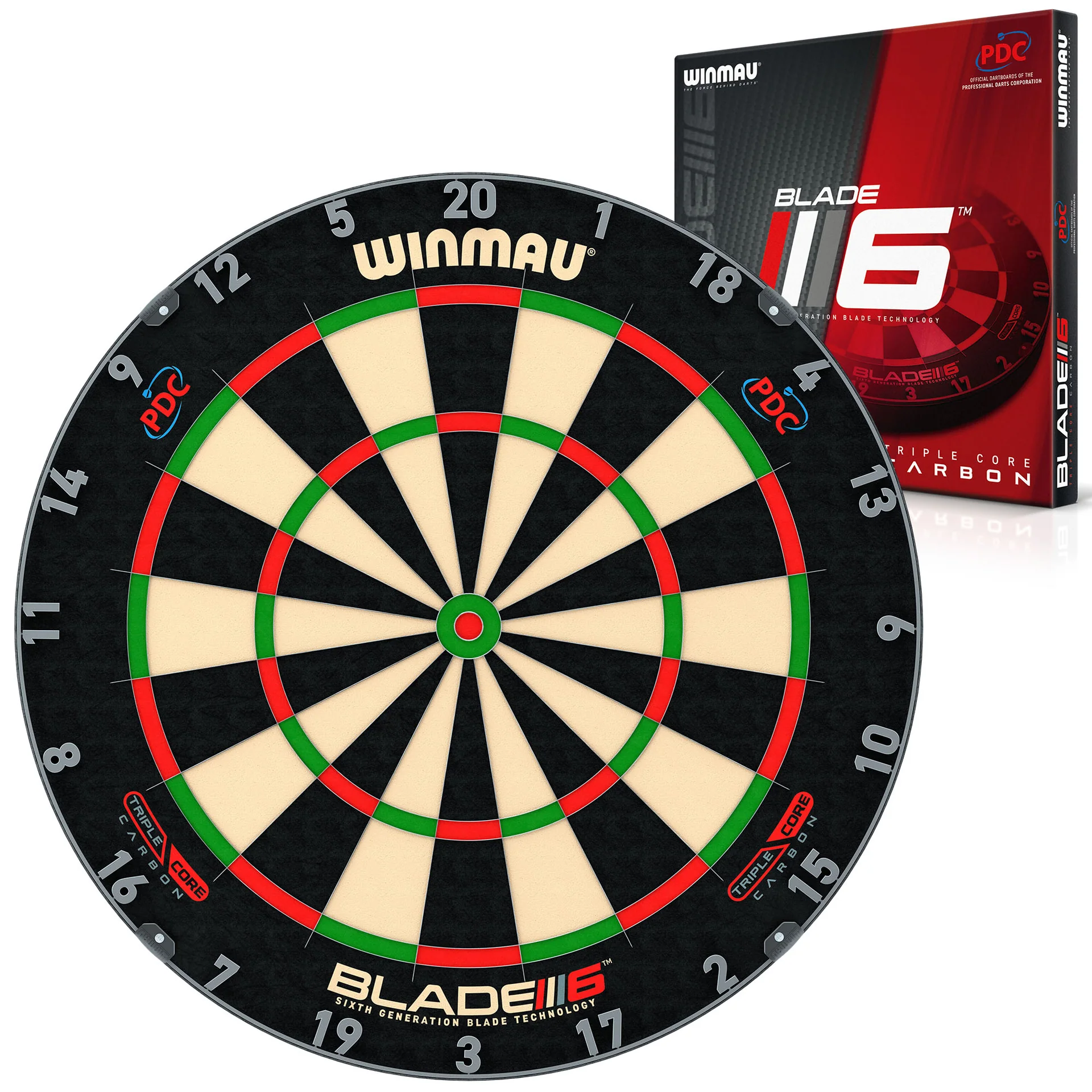 Professional Level Winmau Blade 6 TRIPLE CORE Dartboard THE BEST 1 Professional Level Winmau Blade 6 TRIPLE CORE Dartboard THE BEST