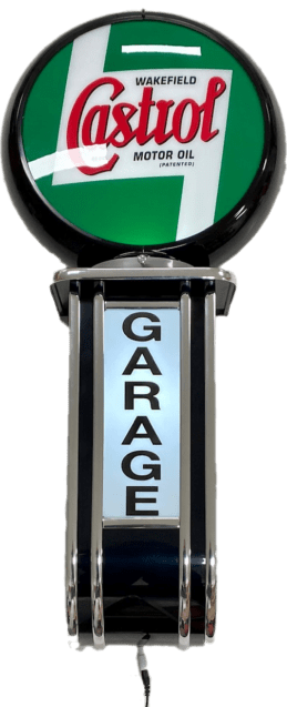 Massive Castrol Motor Oil LED GARAGE Wall Sign Led Bar Lighting Light
