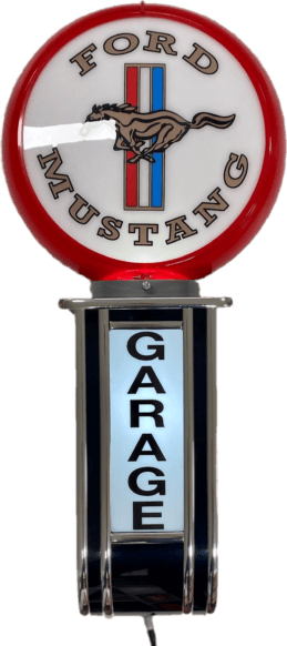 Massive Ford Mustang Pony GARAGE Wall Sign Led Bar Lighting Light RED