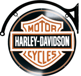 MASSIVE Harley Davidson Shield Metal Bar Wall Sign Man Cave Shed Garage Workshop