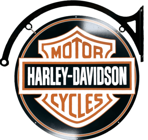 MASSIVE Harley Davidson Shield Metal Bar Wall Sign Man Cave Shed Garage Workshop
