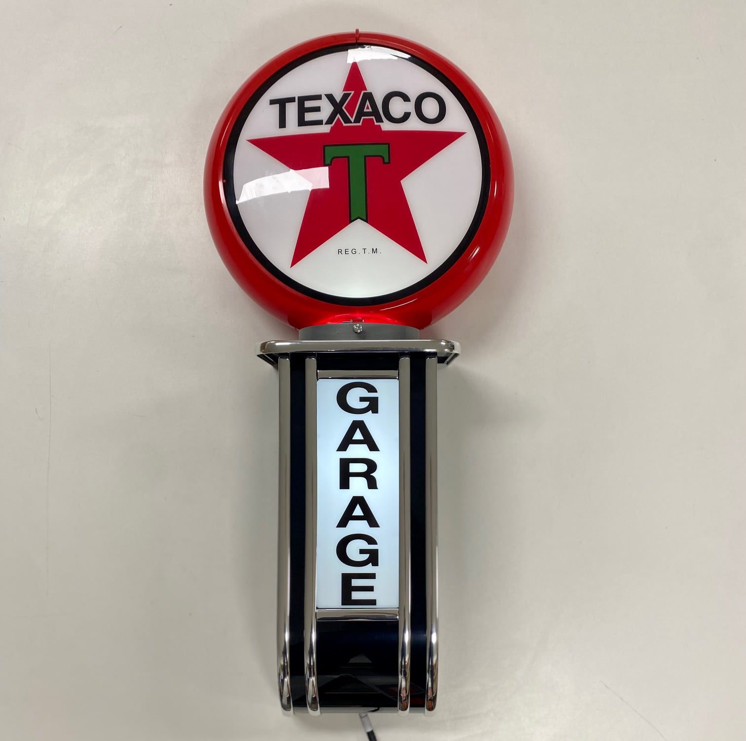 Massive TEXACO Fuel Oil GARAGE Wall Sign Led Bar Lighting Light RED 4 Massive TEXACO Fuel Oil GARAGE Wall Sign Led Bar Lighting Light RED - Image 4