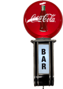 Massive Coke Coca Cola BAR Wall Sign Led Lighting Light RED