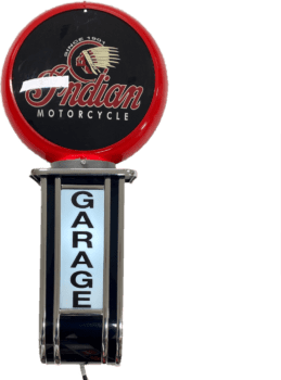 Massive Indian Motorcycle GARAGE Wall Sign Led Bar Lighting Light RED