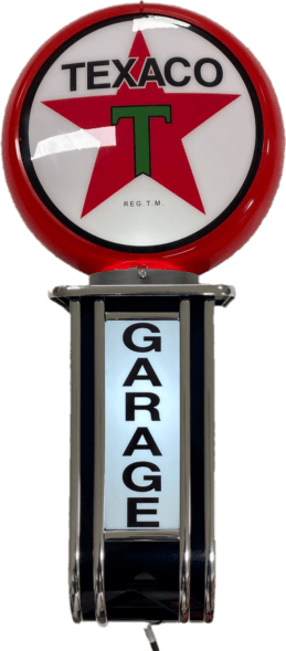Massive TEXACO Fuel Oil GARAGE Wall Sign Led Bar Lighting Light RED