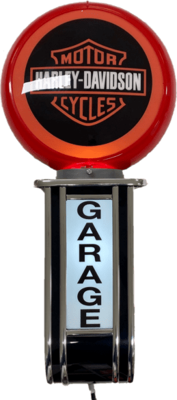 Massive Harley Davidson Shield GARAGE Wall Sign Led Bar Lighting Light RED