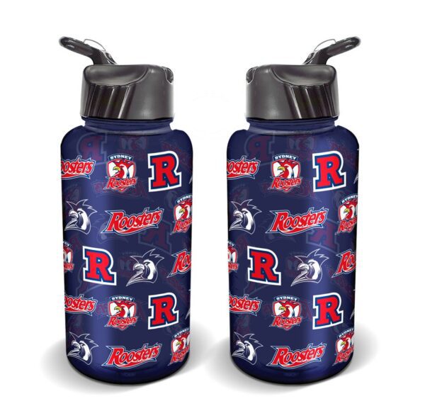 Sydney Roosters NRL TEAM Large Flip Drink Water Bottle