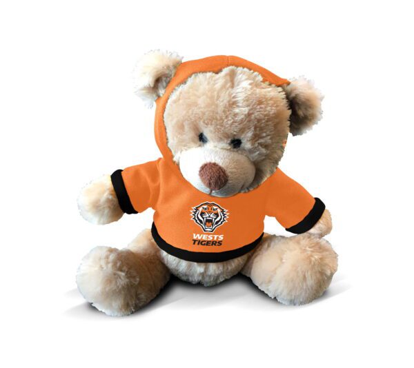Wests Tigers NRL TEAM Plush Teddy Bear with Hoodie