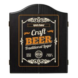 WINMAU Dart Board Cabinet Craft Beer Design